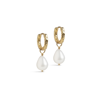 Enamel Copenhagen Significant Pearl Hoops Pearls